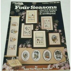 Four‎ Seasons Leisure Arts Leaflet 174 Counted Cross Stitch Needlepoint EUC
